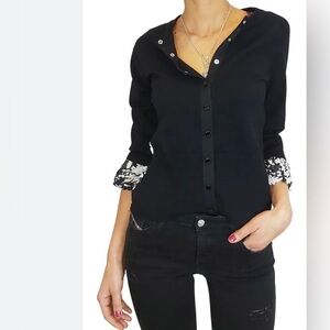 Karen Millen Black Button-Up Top